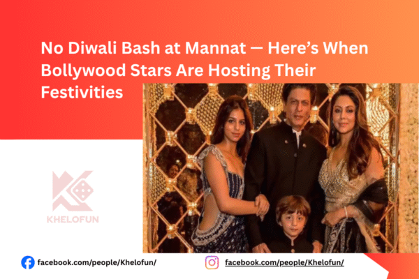 No Diwali Bash at Mannat – Here’s When Bollywood Stars Are Hosting Their Festivities No Diwali Bash at Mannat get to know with khelofun