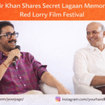 Aamir Khan in a scene from the film Lagaan representing the Gayatri Mantra memory.