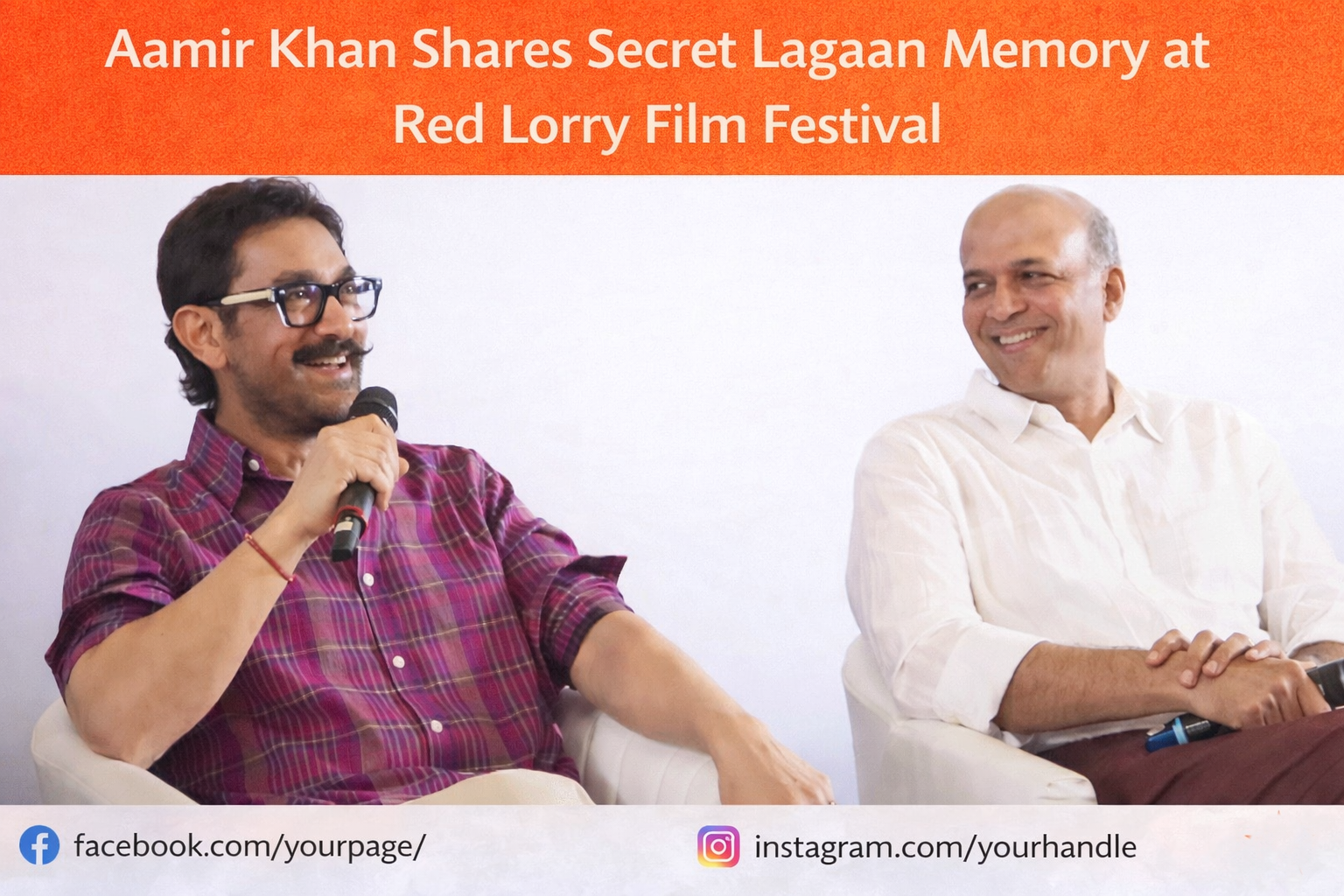 Aamir Khan in a scene from the film Lagaan representing the Gayatri Mantra memory.