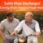 Salim Khan has been discharged from the hospital after successfully recovering from a brain haemorrhage, bringing relief to family and fans.