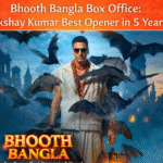 Bhooth Bangla poster highlighting its strong Day 1 box office performance and audience response.