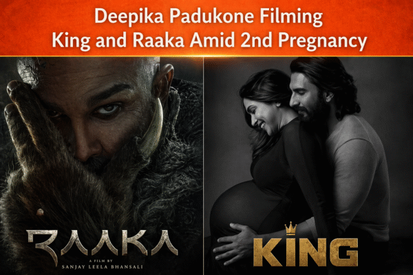 Deepika Padukone continues filming King and Raaka while expecting her second child, balancing work and personal life.