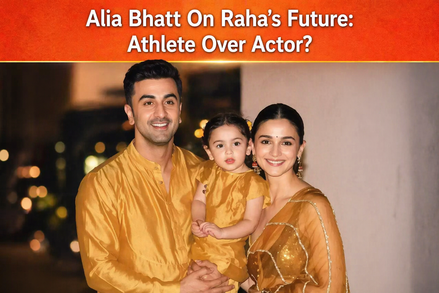Alia Bhatt shares thoughts on daughter Raha’s future, hinting she may choose sports over acting.