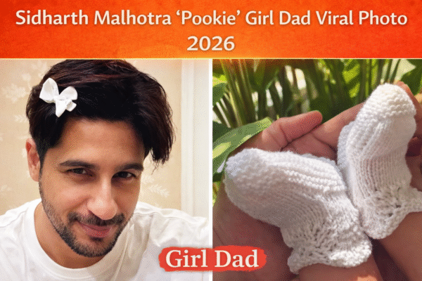 Sidharth Malhotra shares a heartwarming ‘girl dad’ moment in a viral 2026 photo, capturing a candid and adorable interaction.