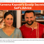 Kareena Kapoor Khan shares fun gossip habits while Saif Ali Khan gives personal advice during a candid conversation.