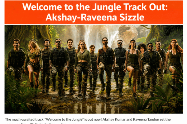 Akshay Kumar and Raveena Tandon share sizzling chemistry in the latest track from Welcome to the Jungle.